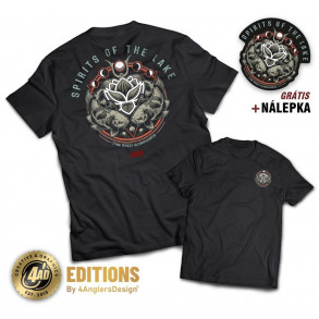  4ANGLERSDESIGN Tričko Spirits Of The Lake