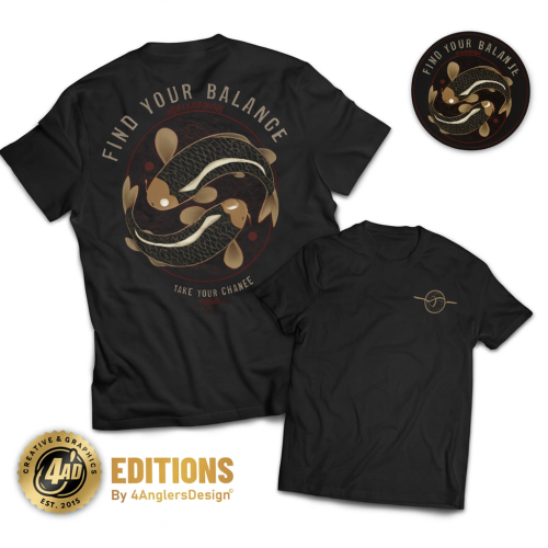 4ANGLERSDESIGN Tričko Find Your Balance