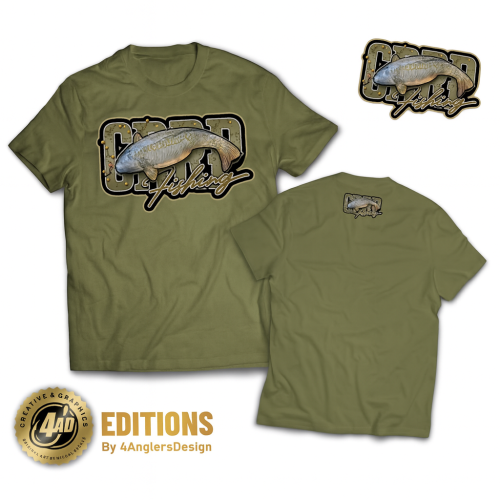 4ANGLERSDESIGN Tričko Catch and Release Is A Way Of Life