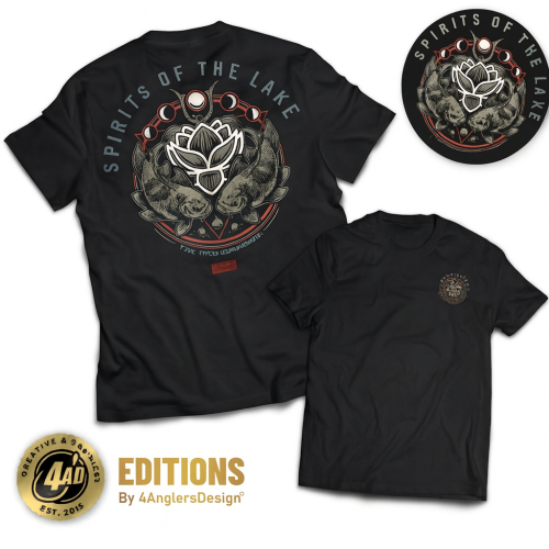  4ANGLERSDESIGN Tričko Spirits Of The Lake