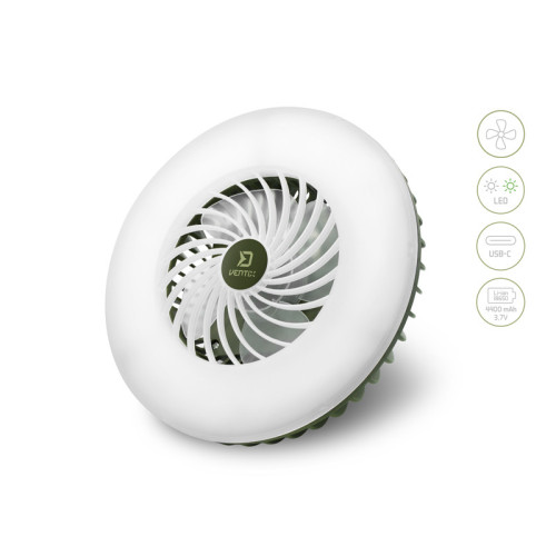 Ventilátor se světlem Delphin Ventix 7W/4400mAh 4400 mAh