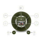 Ventilátor se světlem Delphin Ventix 7W/4400mAh 4400 mAh