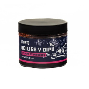 EXTREME STRAWBERRY 20,24mm DIPOVANÉ BOILIES 300g - LT Baits