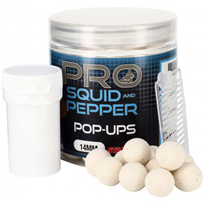 Plovoucí boilies STARBAITS Probiotic Squid & Pepper 60g - DOPRODEJ !