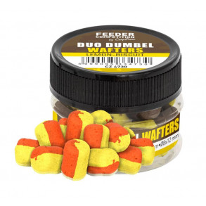 Duo Dumbels Wafters - 15 g/6x8 mm/Kukuřice-Jahoda