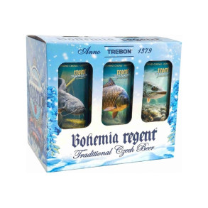 Bohemia Regent – Dárkové balení Třeboňské ryby (6× 0,5 l) - Vánoce