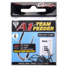 HÁČKY GAMAKATSU A1 TEAM FEEDER - PELLET CARP očko,černý
