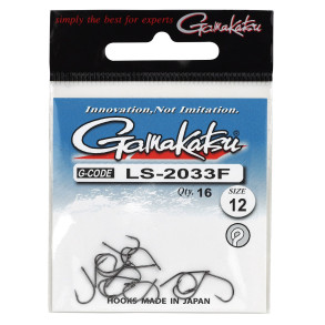 HÁČKY GAMAKATSU LS-2033 OČKO, ČERNÝ