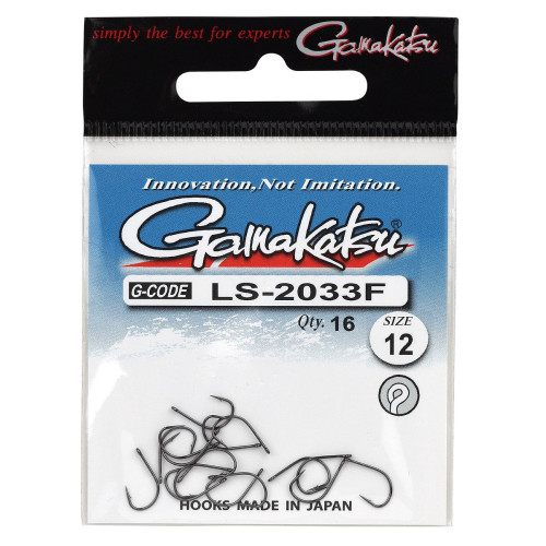 HÁČKY GAMAKATSU LS-2033 OČKO, ČERNÝ