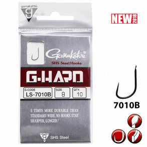 HÁČKY GAMAKATSU G-HARD LS-7010B – BEZ PROTIHROTU