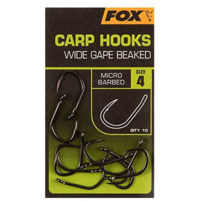 Fox Háčky Wide Gape Beaked 10 ks – Velikost 2