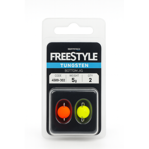 FREESTYLE Tungsten Bottom Jigs – Orange/Chart