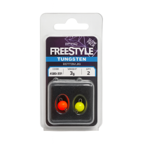 FREESTYLE Tungsten Bottom Jigs – Orange/Chart