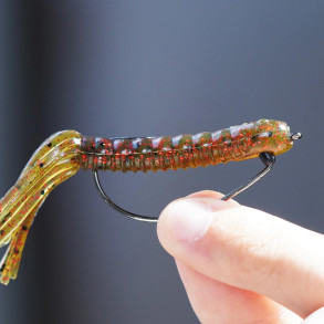 Gamakatsu Worm Offset EWG Hook se silikonovými zarážkami