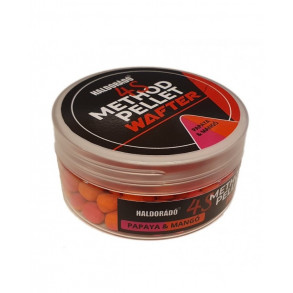 Haldorado 4S Method Pellet Wafter 6, 8mm - Papája + Mango (oranžová a růžová)