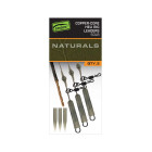 Fox Montáž Edges Naturals Copper Core Heli Rig Leaders 3 ks