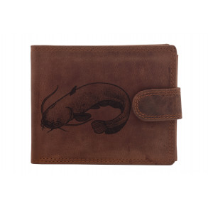 Pánská peněženka MERCUCIO světlehnědá vzor 58 sumec plný 2911906