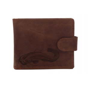 Pánská peněženka MERCUCIO světlehnědá vzor 6 sumec celý 2911906