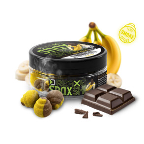 Nástraha D SNAX SHELL / Čokoláda-Banán / Hnědá-Žlutá