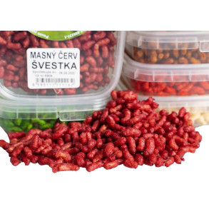 Masný červ dipovaný plovoucí – 100 ml