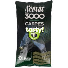 Krmení 3000 Carp Tasty Garlic (kapr česnek) 1kg - SENSAS
