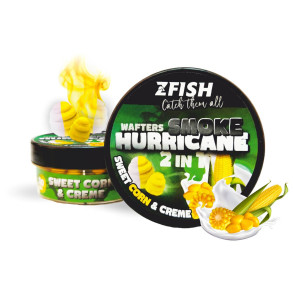 ZFISH Smoke Hurricane Wafters 2in1 (8 mm & 10 mm) – 30 g - Corn-Creme