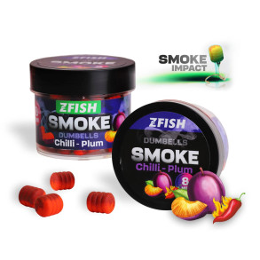 ZFISH Smoke POP-UP Dumbells 8 mm – 20 g - Chilli-Plum