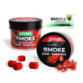ZFISH Smoke POP-UP Dumbells 8 mm – 20 g - Chilli-Robin Red