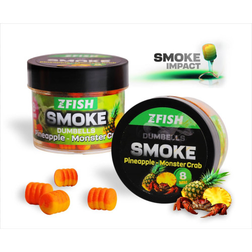 ZFISH Smoke POP-UP Dumbells 8 mm – 20 g - Monster Crab