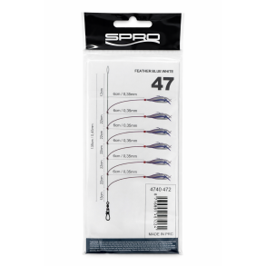 SPRO Salt Rig 47 Feather Blue White – mořský návazec / 4740-472