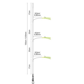SPRO Salt Rig 37 – Octopus Fluo Green 0,50 mm / 100 cm (4740-351)