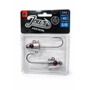 MIKADO JAWS Vertical Jig Head 45 g / 5/0 – NRO (2 ks)