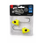 MIKADO JAWS Vertical Jig Head 60 g / 5/0 – FLUO (2 ks)