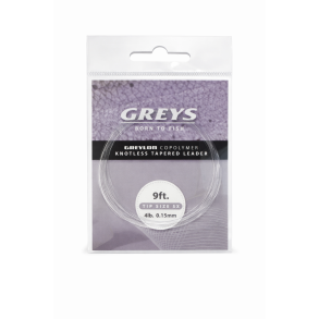 Greys Greylon K/T Leader – ujímaný muškařský návazec 270 cm 0,15mm