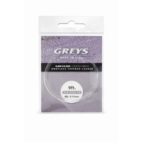 Greys Greylon K/T Leader – ujímaný muškařský návazec 270 cm 0,15mm