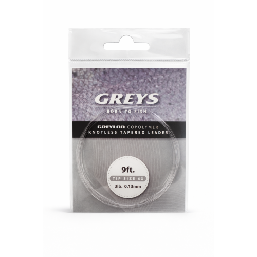 Greys Greylon K/T Leader – ujímaný muškařský návazec 270 cm 0,13mm