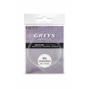 Greys Greylon K/T Leader – ujímaný muškařský návazec 270 cm 0,18mm