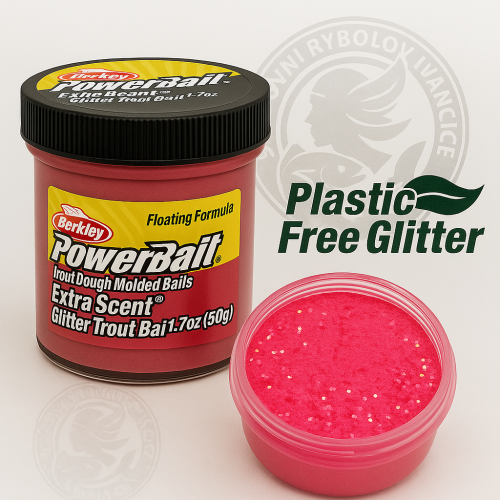 Berkley PowerBait® Trout Bait Glitter 50g Pink – Plastic Free Glitter