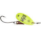 DAM Effzett Spinner With Single Hook Sinking 4 g – Fluo Yellow ( Fluo žlutá)