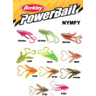 PB NYMFY - BERKLEY 2,5cm - PC - žluto/hnědá