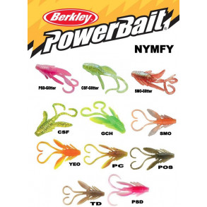 PB NYMFY - BERKLEY 2,5cm - PSD-růžovo/bílá