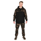 MIKINA FOX LW BLACK/CAMO SPLIT ZIP HOODY