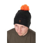 Fox Čepice Collection Bobble Hat Black Orange