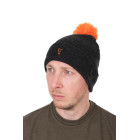 Fox Čepice Collection Bobble Hat Black Orange
