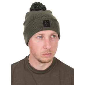 Fox Čepice Collection Bobble Hat Green Black