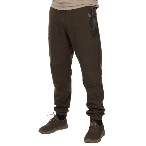 FOX Tepláky Khaki/Camo Premium 310 Joggers – Prémiový komfort pro rybáře
