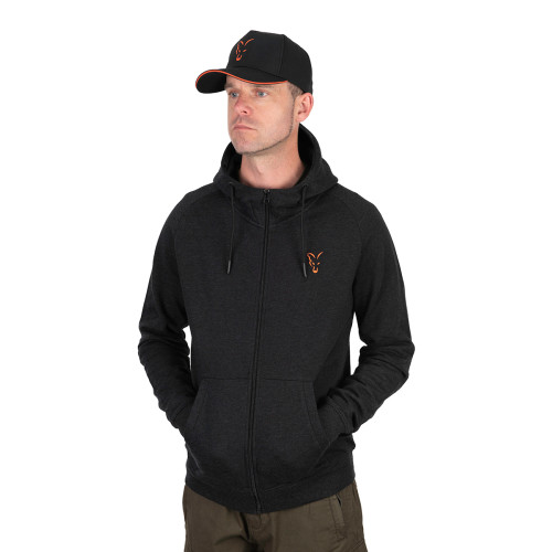 MIKINA FOX COLLECTION LW HOODY BLACK & ORANGE