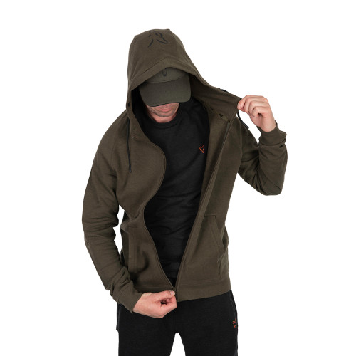 MIKINA FOX COLLECTION LW HOODY GREEN & BLACK