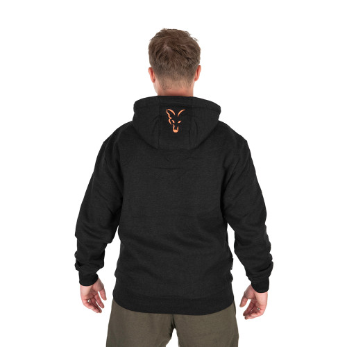 MIKINA FOX COLLECTION HOODY BLACK & ORANGE