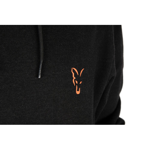 MIKINA FOX COLLECTION HOODY BLACK & ORANGE